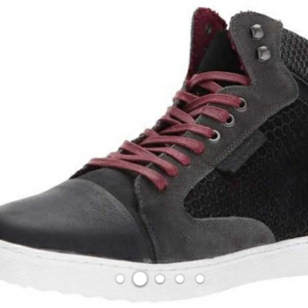 Robert Wayne Gunther Suede Hight Top Sneaker - Picture 5 of 8